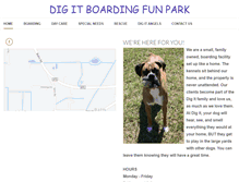 Tablet Screenshot of digitkennels.com